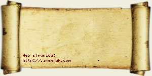 Danijela Mećava vizit kartica